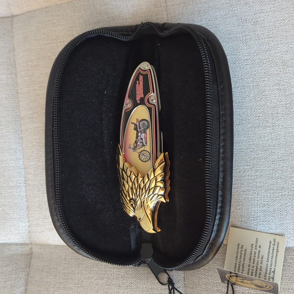 Franklin Mint Harley Davidson collectors knife - Dyna Wide Glide